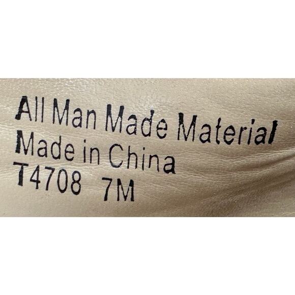 EY Boutique NWOT Leapard Print Open Toe Sling Back Chunky Heels T4708 7M - Picture 7 of 8